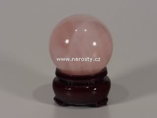 rose quartz, sphere