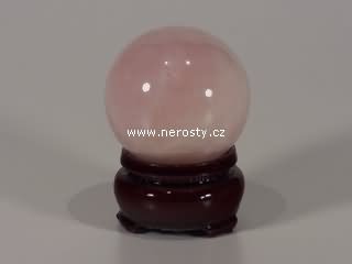 rose quartz, sphere