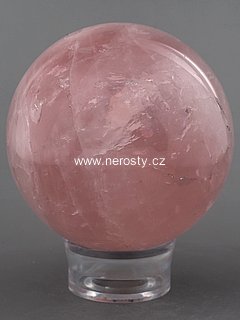 rose quartz, sphere