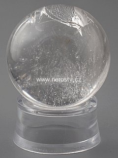 rock crystal, sphere
