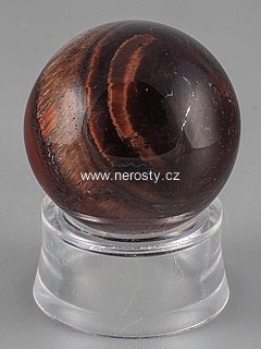 red tiger eye, sphere