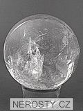 rock crystal, sphere