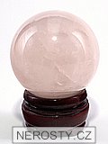 rose quartz, sphere