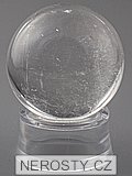 rock crystal, sphere