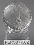 rock crystal, sphere