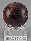 red tiger eye, sphere